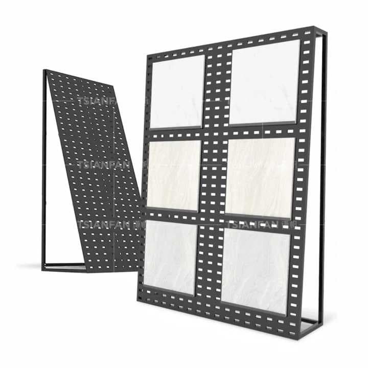 Custom Tile Wall Panel Display Rack - Create Your Look
