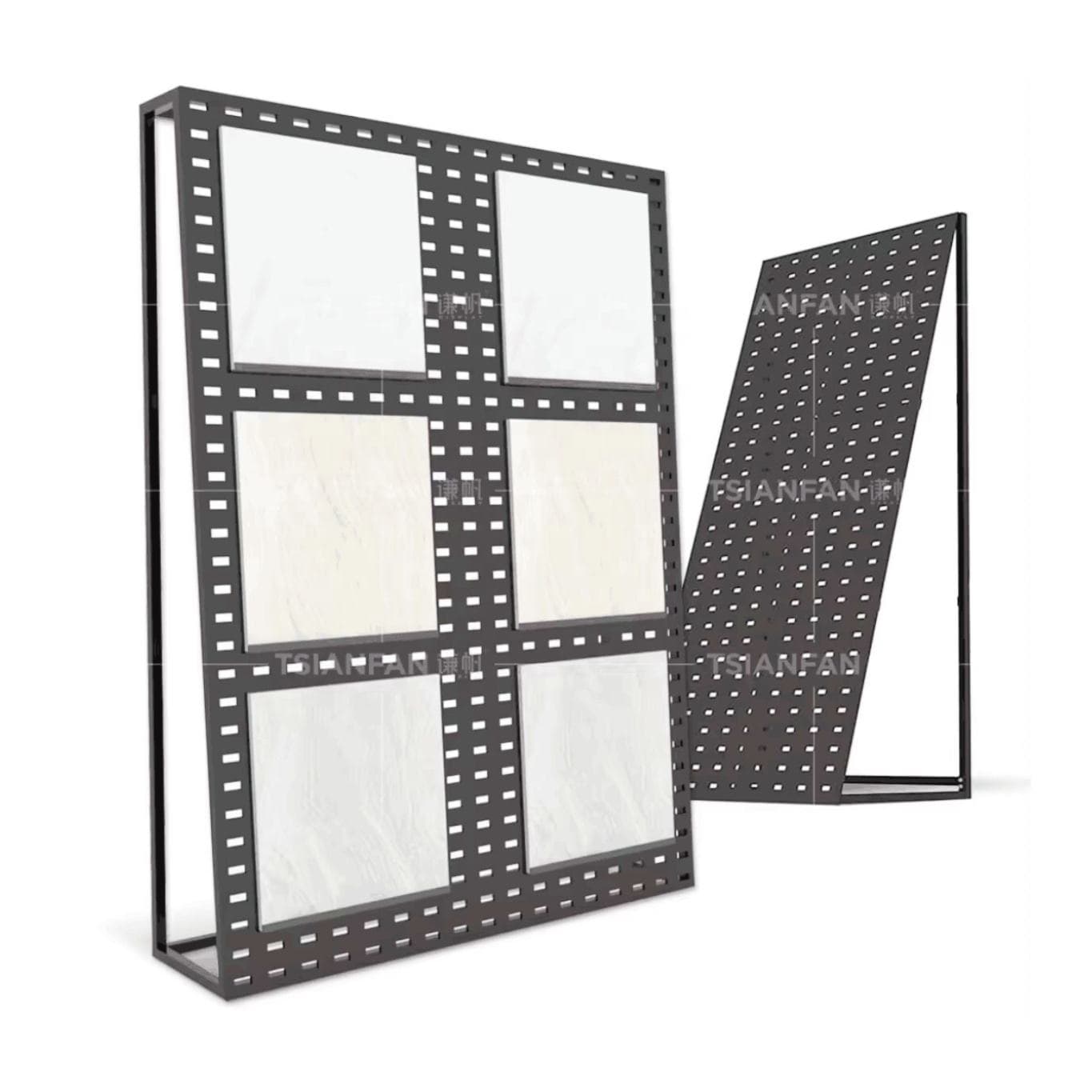 Personalized Tile Wall Panel Display Rack